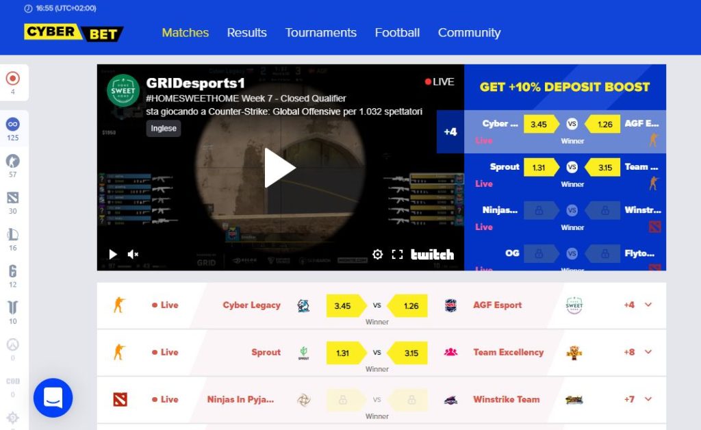 CyberBet screenshot